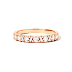 Diamond Mosaic Confetti Rose Gold Band | Adorn By You