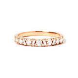 Diamond Mosaic Confetti Rose Gold Band | Adorn By You