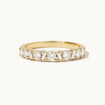 Diamond Mosaic Confetti Yellow Gold Band | Adorn By You