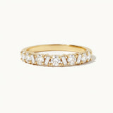 Diamond Mosaic Confetti Yellow Gold Band | Adorn By You