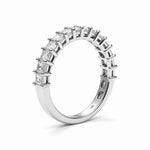 Emerald Cut Eternity Band | Half Diamond Coverage | Adorn By You