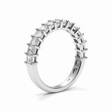 Emerald Cut Eternity Band | Half Diamond Coverage | Adorn By You