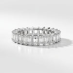 Emerald Cut Eternity Band | Full Diamond Coverage | Adorn By You