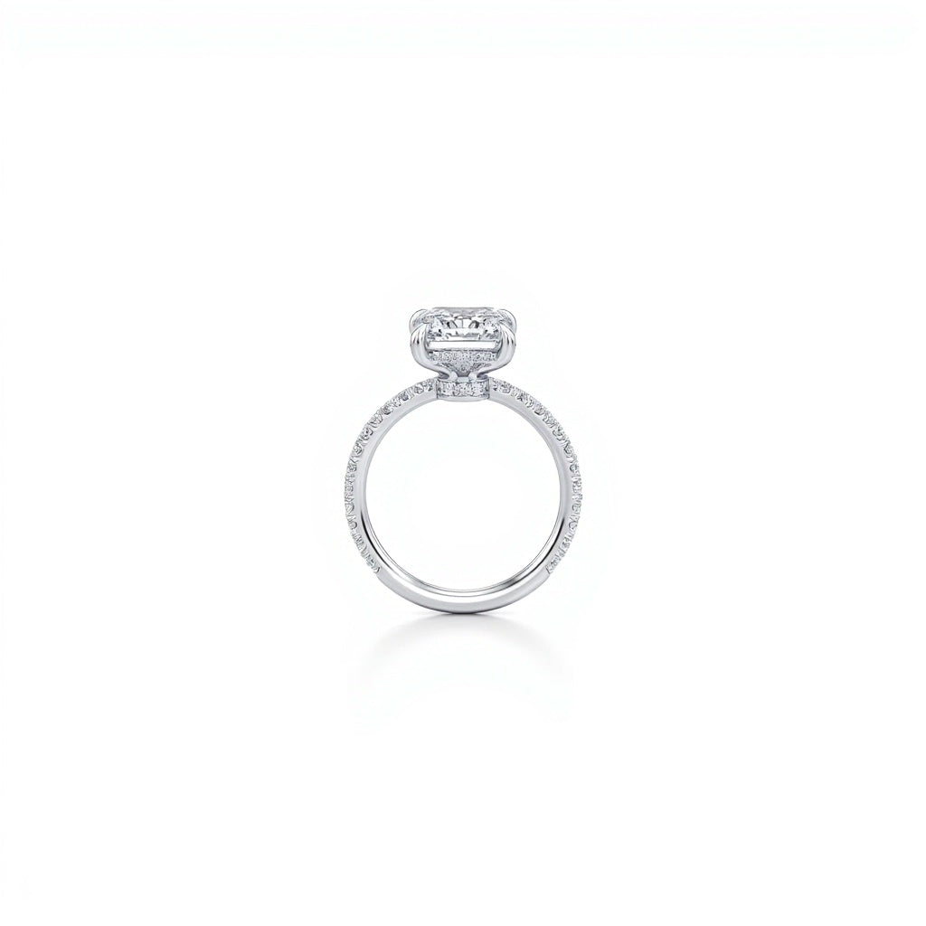 Emerald Pave Diamond Ring | Adorn By You