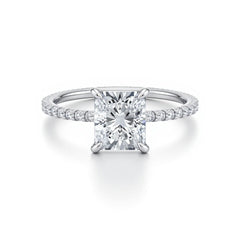 Radiant Pave Diamond Ring | Adorn By You