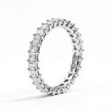 Emerald Cut Eternity Band | Full Diamond Coverage | Adorn By You