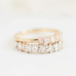 Diamond Mosaic Confetti Rose Gold Band | Adorn By You
