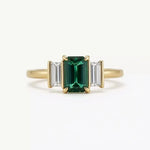 The Celestial Spectrum Diamond Ring Front View | Adorn By You - Timeless Elegance