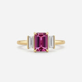The Celestial Spectrum Diamond Ring Pink  | Adorn By You - Timeless Elegance