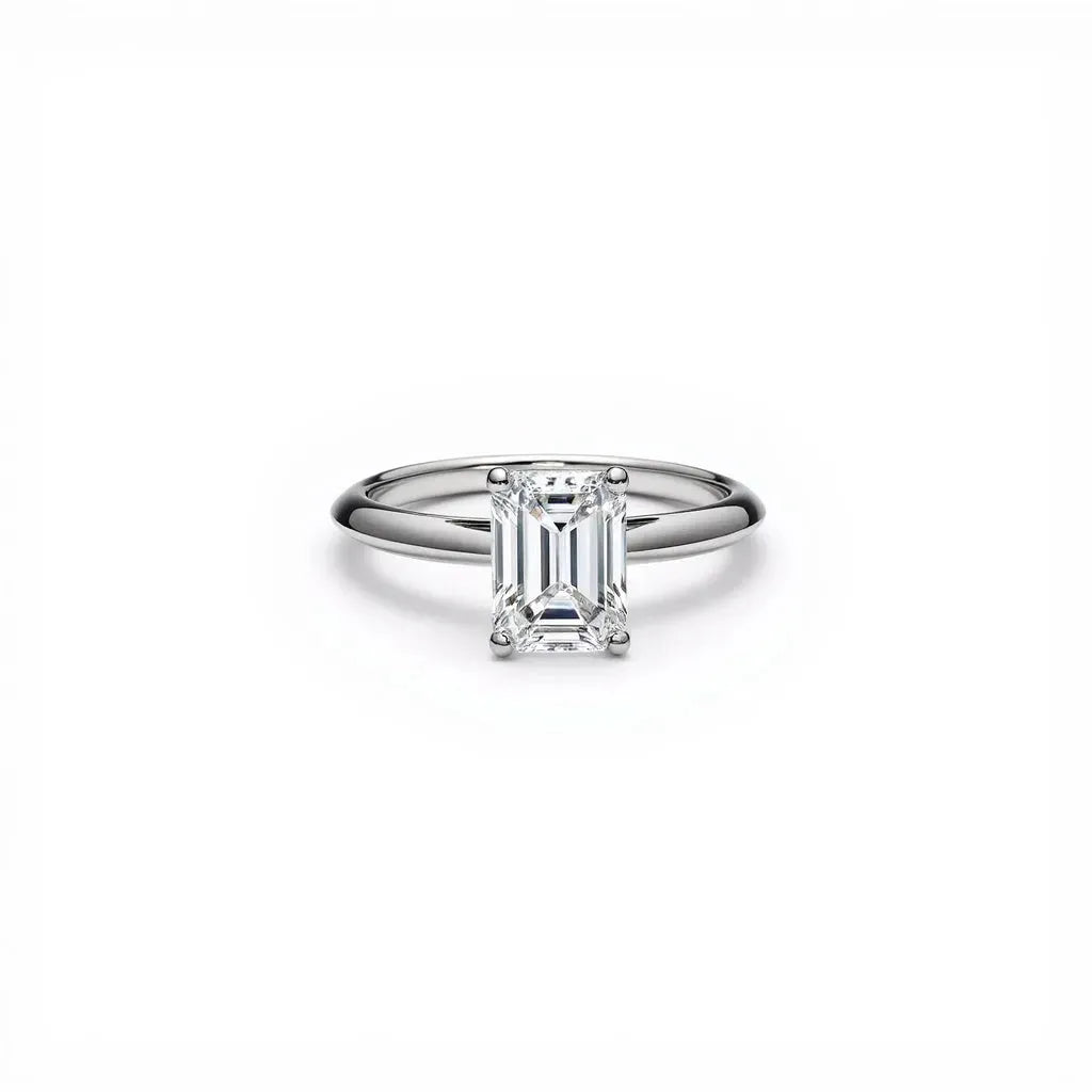 1.00 Carat Emerald Cut Diamond Engagement Ring - Adorn By You - Timeless Elegance