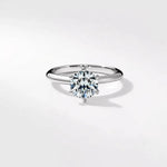 2 Carat: Classic Six-Prong Solitaire Engagement Ring - Adorn By You - Timeless Elegance