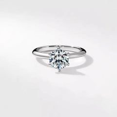 2 Carat: Classic Six-Prong Solitaire Engagement Ring - Adorn By You - Timeless Elegance