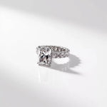 Exquisite Transparent Diamond Ring – 12.00 Carat Brilliance - Adorn By You - Timeless Elegance