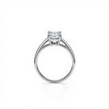 1.00 Carat Emerald Cut Diamond Engagement Ring - Adorn By You - Timeless Elegance